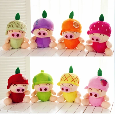 20 pieces a lot wholesale small cute fruit pig toys fruit design pig dolls gift about 18cm 0047
20 pieces a lot wholesale small cute fruit pig toys fruit design pig dolls gift about 18cm 0047