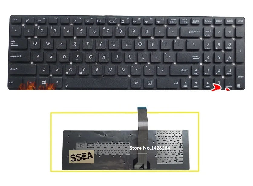 Новая черная клавиатура для ноутбука ASUS A55 A55A A55N A55V A55VM A55VD A55VJ A55XI A55DE A55DR R500V R700V K55V
Новая черная клавиатура для ноутбука ASUS A55 A55A A55N A55V A55VM A55VD A55VJ A55XI A55DE A55DR R500V R700V K55V