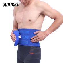AOLIKES 전문 조절식 허리 트리머, 슬림핏 복부 허리 땀 벨트, 허리 등 지지 벨트, 피트니스, 1 개