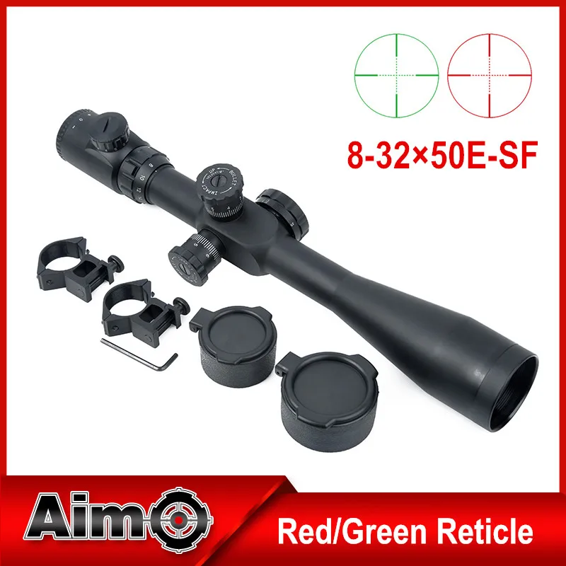 Aim Optics Sniper Telescopic Sight 8-32x50 SF Red/Green Reticle Dot Hunting Shooting Rifle Scope With 20mm Rail Mount (AO 5304)
Aim Optics Sniper Telescopic Sight 8-32x50 SF Red/Green Reticle Dot Hunting Shooting Rifle Scope With 20mm Rail Mount (AO 5304)