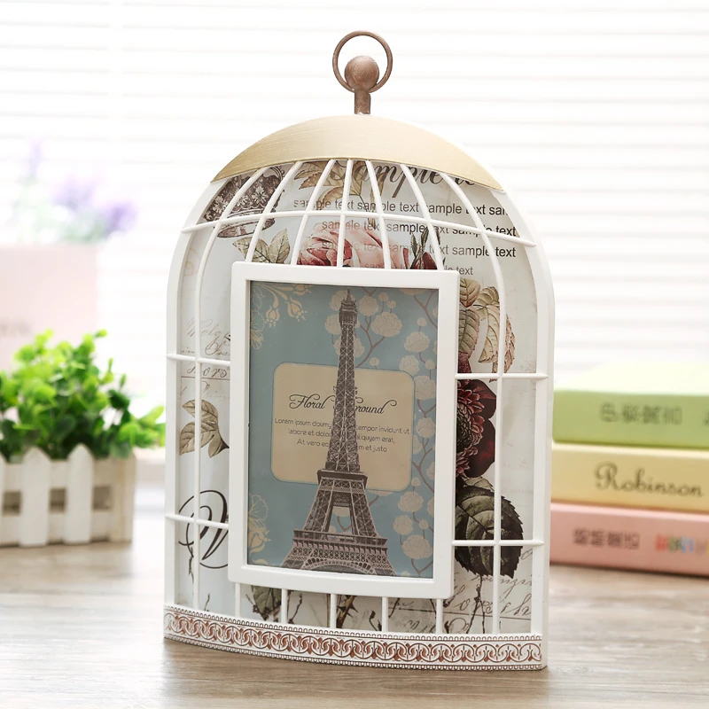Continental Creative Bird Cage Photo Frame Picture Frame Table Decoration Wall Hanging for Picture Photo 5 inch 7 inch
Continental Creative Bird Cage Photo Frame Picture Frame Table Decoration Wall Hanging for Picture Photo 5 inch 7 inch