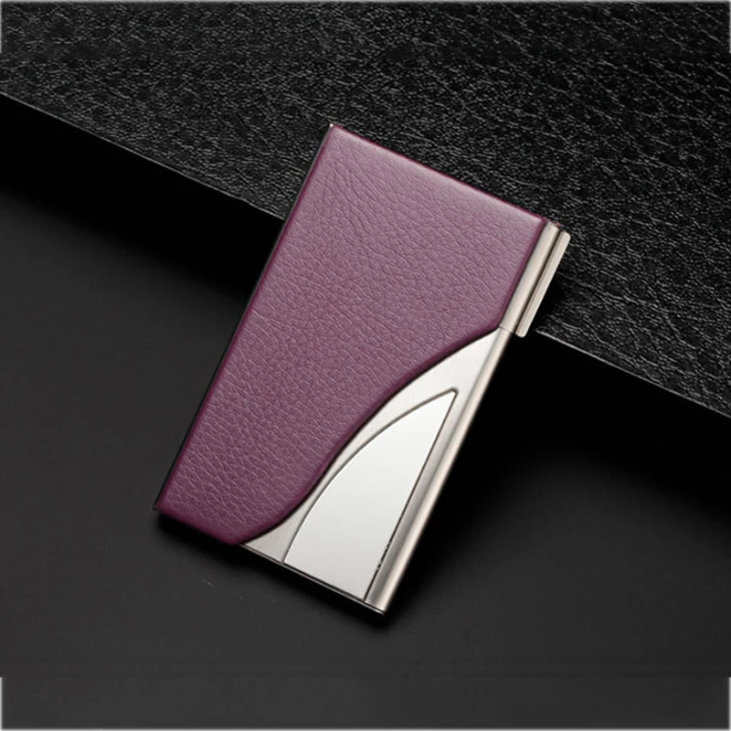 Itapkris Credit Card Holder Cover Men Leather Aluminum ID Card Case Slim Business Card Holder Blocking Bank Credit Card Wallet
Itapkris Credit Card Holder Cover Men Leather Aluminum ID Card Case Slim Business Card Holder Blocking Bank Credit Card Wallet