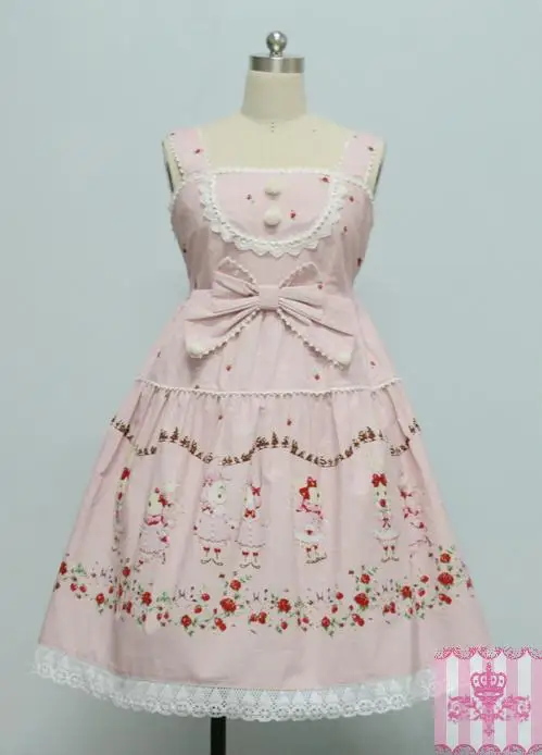 2018 new fashion Lolita dress retro palace court dress cartoon rabbit cute sweet princess bow Lolita costume
2018 new fashion Lolita dress retro palace court dress cartoon rabbit cute sweet princess bow Lolita costume