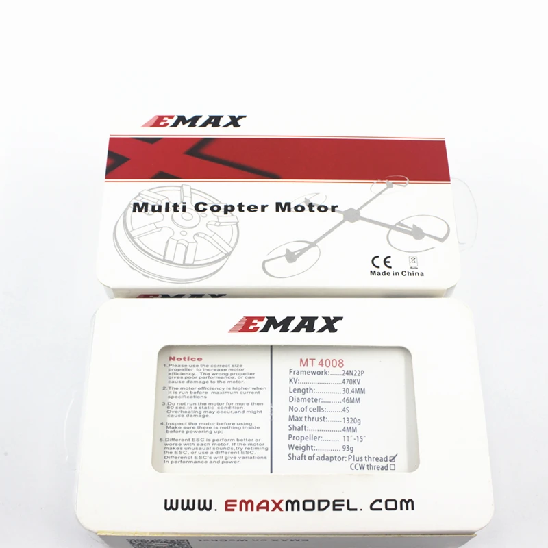 Original EMAX MT4008 380KV 470KV 600KV Brushless Motor CW/CCW for RC Multicopters in stock
Original EMAX MT4008 380KV 470KV 600KV Brushless Motor CW/CCW for RC Multicopters in stock