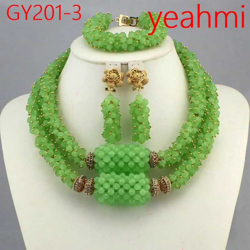 Fashion Nigerian Wedding Copper African Beads Jewelry Sets For Women Party Dubai Jewelry Set Wedding Accessories GY201-3
Fashion Nigerian Wedding Copper African Beads Jewelry Sets For Women Party Dubai Jewelry Set Wedding Accessories GY201-3