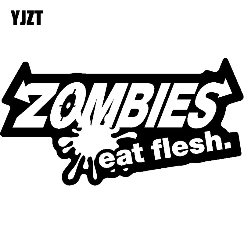 YJZT 15CMX8CM ZOMBIE Eat Flesh Vinyl Car-styling Motorcycle Fashion Decals Car Stickers Black/Silver S8-1180
YJZT 15CMX8CM ZOMBIE Eat Flesh Vinyl Car-styling Motorcycle Fashion Decals Car Stickers Black/Silver S8-1180