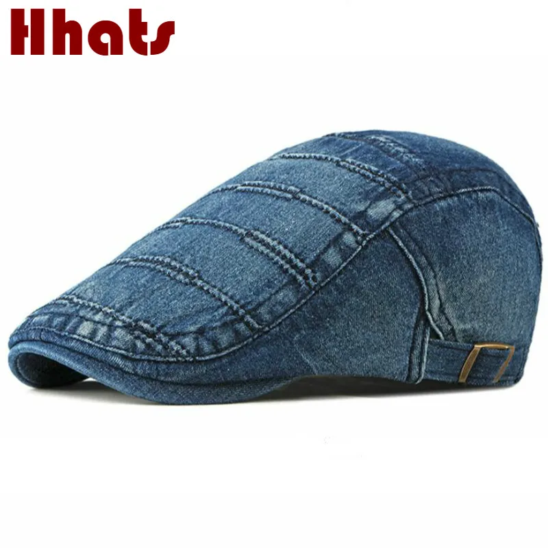 Unisex Striped Denim Beret Hat Adult Casual Jean Peaked Cap Adjustable Vintage Men Flat Sun Hat Classic Retro Newsboy Cap Gorras
Unisex Striped Denim Beret Hat Adult Casual Jean Peaked Cap Adjustable Vintage Men Flat Sun Hat Classic Retro Newsboy Cap Gorras