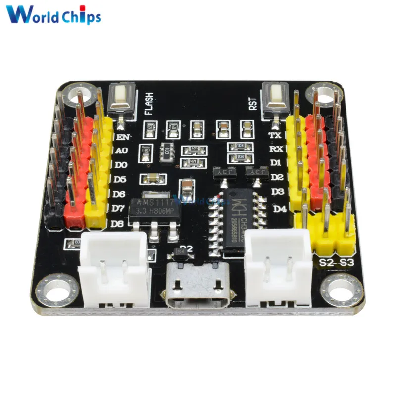 DM Strong ESP8266 CH340 CH340G Беспроводная плата разработки Wifi модуль MCU UART SPI Micro USB Антенна