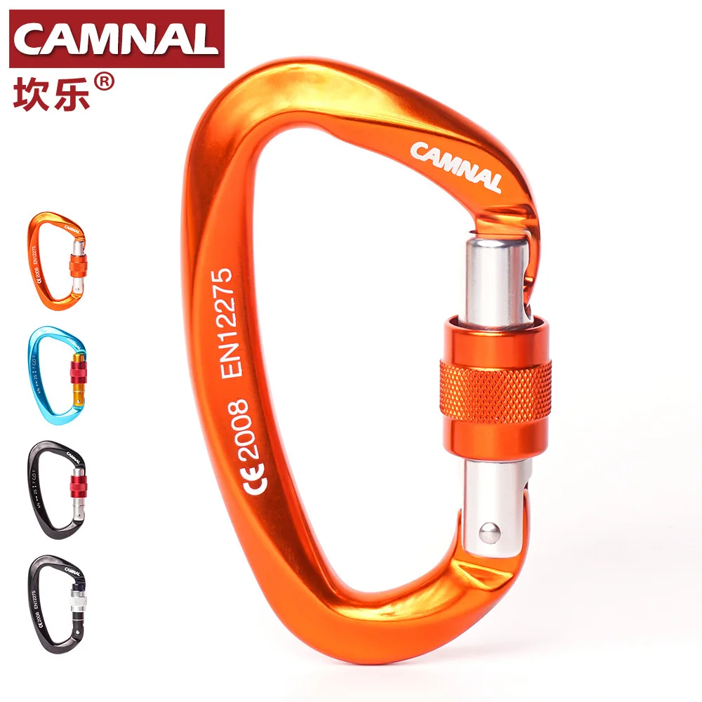 CAMNAL Outdoor climbing equipment screw lock climbing supplies safety buckle screw lock master lock climbing master lock 25KN
CAMNAL Outdoor climbing equipment screw lock climbing supplies safety buckle screw lock master lock climbing master lock 25KN