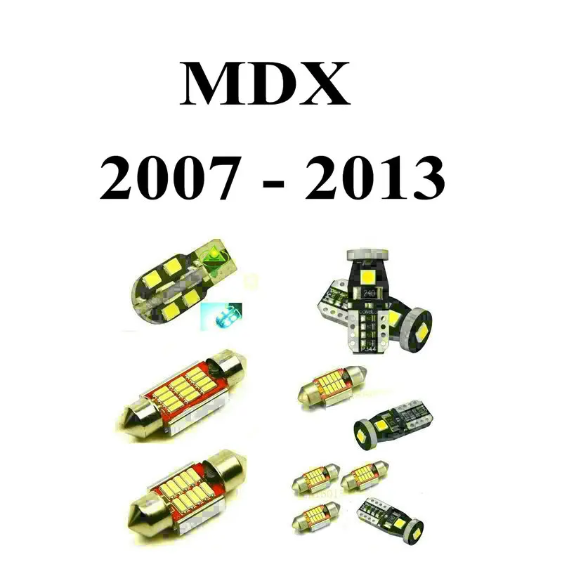 LED Interior Car Lights For Acura MDX 2007-2013 Error free Map Dome Reading Visor Door FootWell Trunk Courtesy 13pc
LED Interior Car Lights For Acura MDX 2007-2013 Error free Map Dome Reading Visor Door FootWell Trunk Courtesy 13pc
