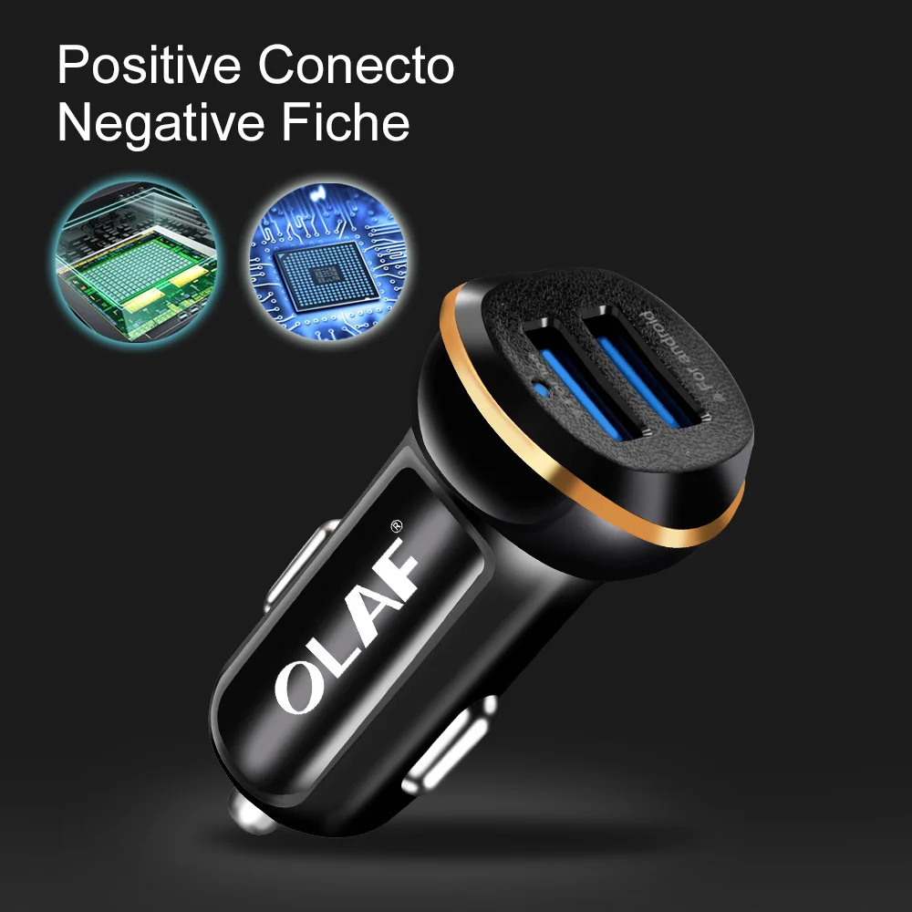 Olaf 5V 2.4A Dual USB Car Charger For Phone Mobile iPhone Samsung Fast Adapter Tablets | Мобильные телефоны и аксессуары