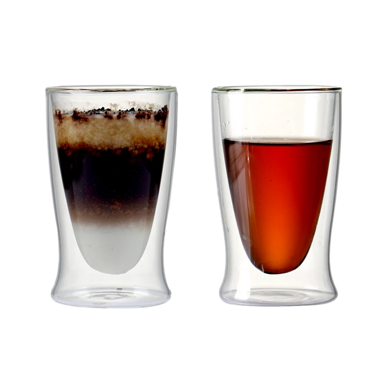 Set of 2pcs 6ounce 2 layer insulated glass coffee drinks glasses tumbler for espresso glass set,latte, tea 180ml
Set of 2pcs 6ounce 2 layer insulated glass coffee drinks glasses tumbler for espresso glass set,latte, tea 180ml