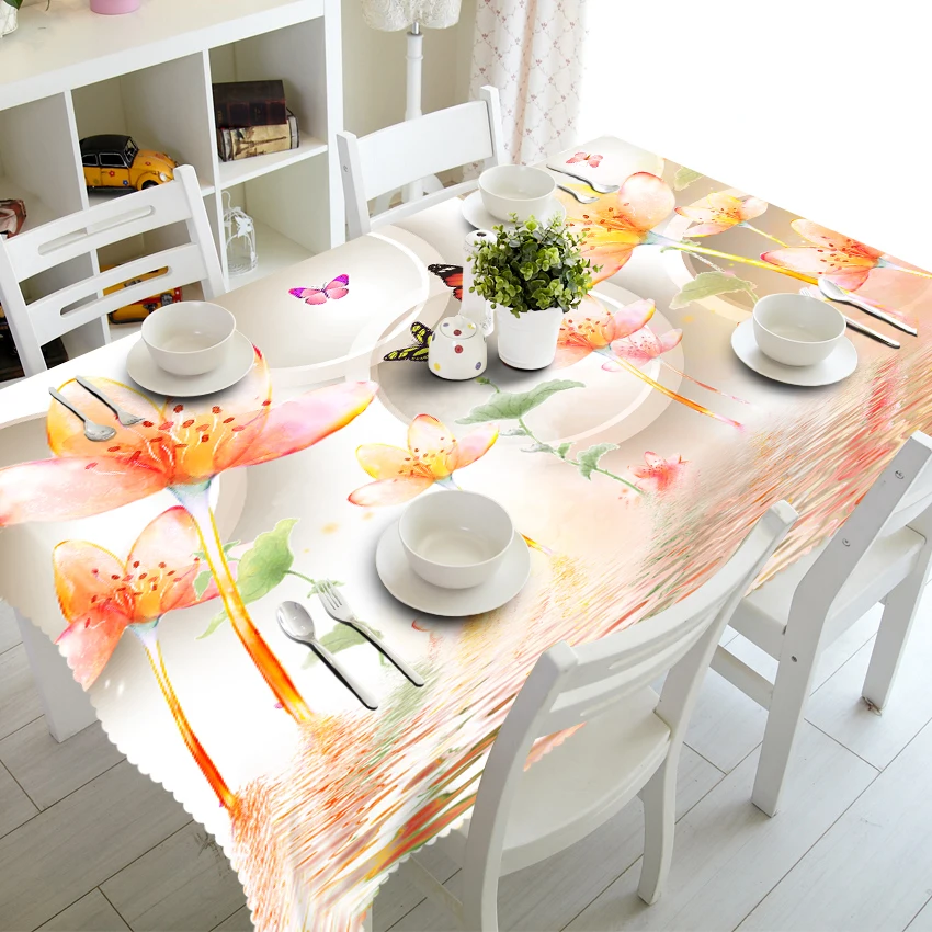 3d Pink Trumpet Flowers Pattern Tablecloth European Thicken Polyester Cotton Rectangular&Round Table cloth for Wedding Banquet
3d Pink Trumpet Flowers Pattern Tablecloth European Thicken Polyester Cotton Rectangular&Round Table cloth for Wedding Banquet