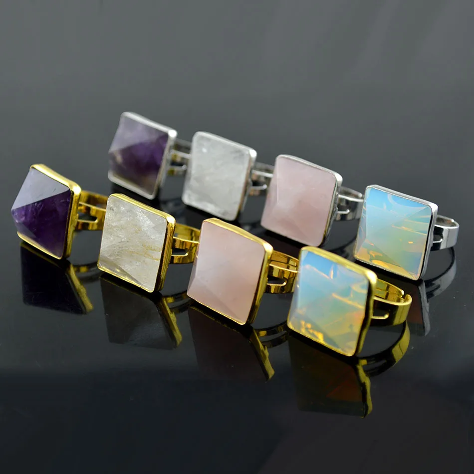5pcs Many Colors Pyramid-shaped Fashion Women Finger Rings Gold and Silver Adjustable Ring For Men and Women Jewelry #11
5pcs Many Colors Pyramid-shaped Fashion Women Finger Rings Gold and Silver Adjustable Ring For Men and Women Jewelry #11