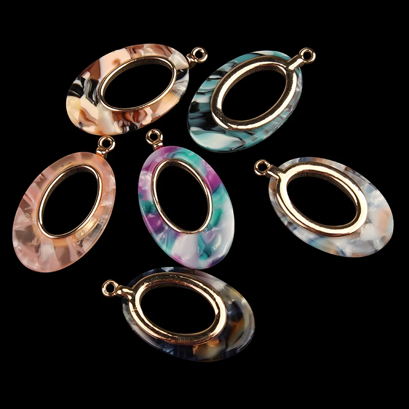 35*19mm 6pcs/lot Zinc Alloy Gold Metal Colorful Resin Hollow Oval Shape Charms For DIY Jewelry Earrings Making Accessories
35*19mm 6pcs/lot Zinc Alloy Gold Metal Colorful Resin Hollow Oval Shape Charms For DIY Jewelry Earrings Making Accessories