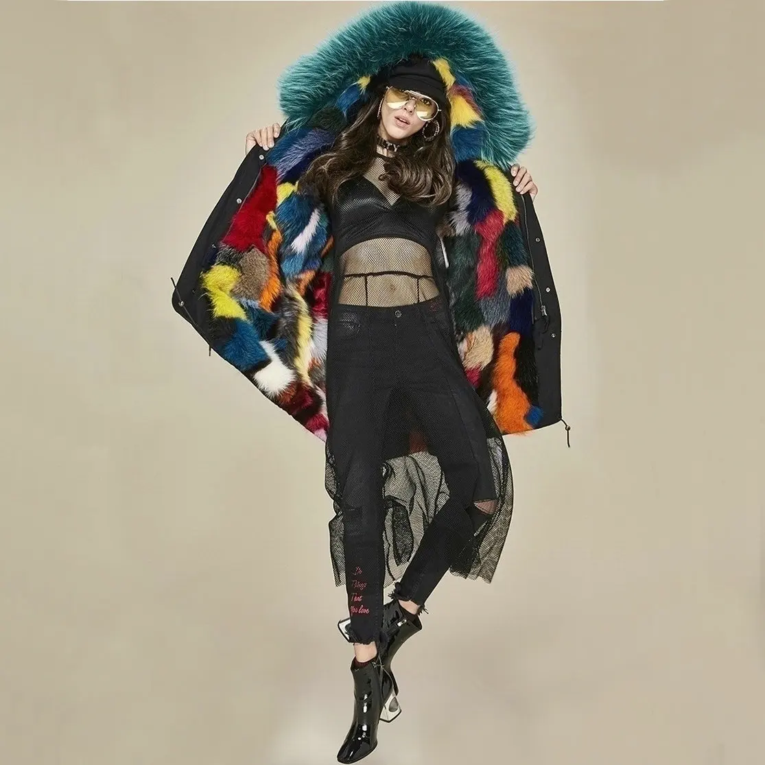 Women Long ArmyGreen Winter Jacket Outwear Thick Parkas Natural Real Fox Fur liner With Raccoon Fur Collar Hooded Coat
Women Long ArmyGreen Winter Jacket Outwear Thick Parkas Natural Real Fox Fur liner With Raccoon Fur Collar Hooded Coat