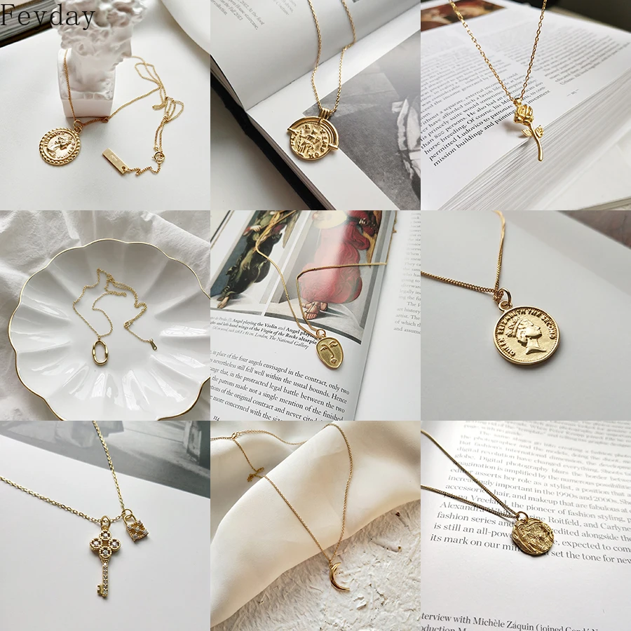 925 Silver Coin Necklace for Women Choker Gold Pendant Charm Simple Vintage Boho Bijoux Femme Collier Necklace Fashion Jewelry
925 Silver Coin Necklace for Women Choker Gold Pendant Charm Simple Vintage Boho Bijoux Femme Collier Necklace Fashion Jewelry