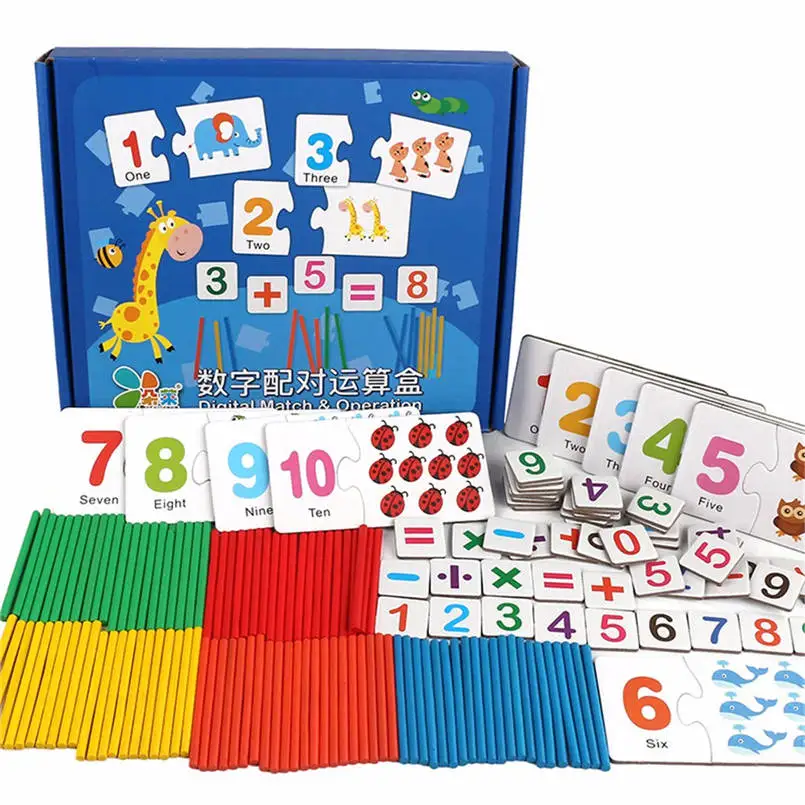 Child Wooden Mathematics Numbers Sticks math Toys Baby Children Early Learning Counting Educational Toy with Box kids gift 20
Child Wooden Mathematics Numbers Sticks math Toys Baby Children Early Learning Counting Educational Toy with Box kids gift 20