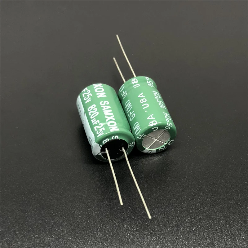 5 шт./50 шт. 820uF 25В SAMXON GF серия 12 5x20 мм низкое сопротивление длительный срок службы