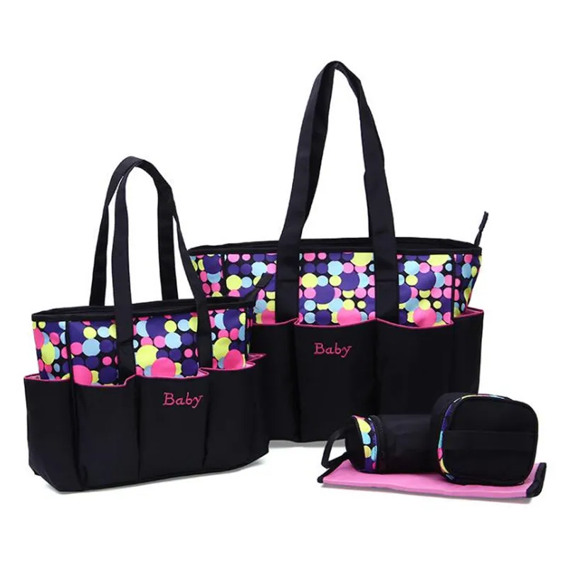 5 Pcs/Set Diaper Bag For Mommy Baby Care High Capacity Maternity Mother Bag Newborn Toddlers Mummy Changing Nappy Hobos
5 Pcs/Set Diaper Bag For Mommy Baby Care High Capacity Maternity Mother Bag Newborn Toddlers Mummy Changing Nappy Hobos
