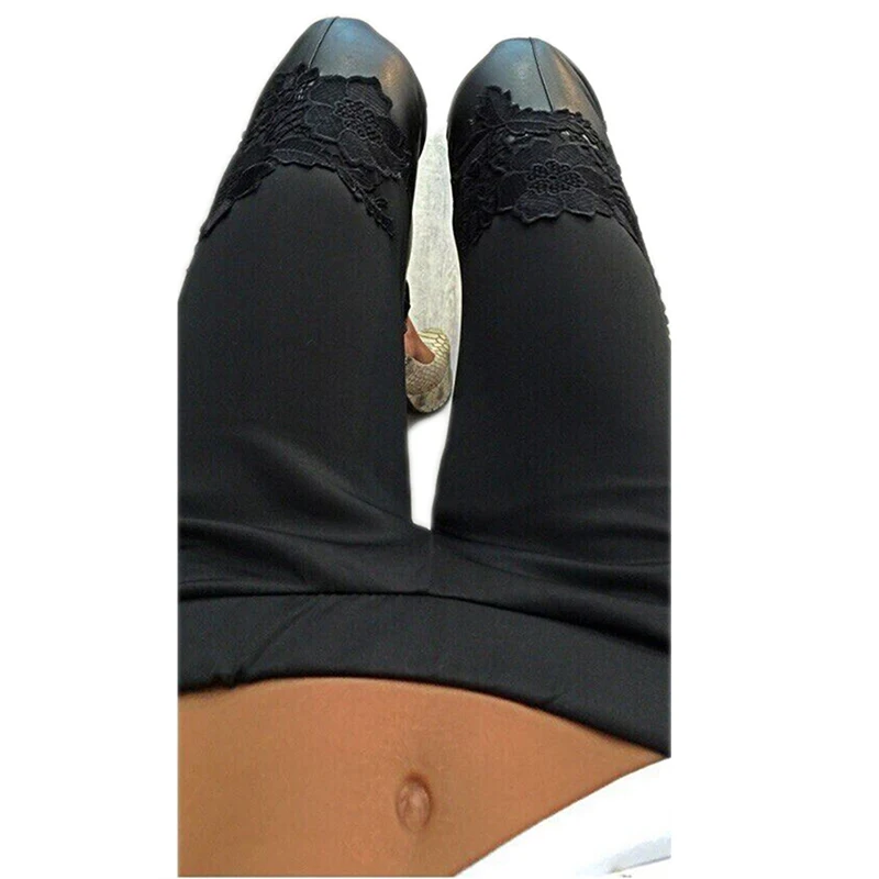 Women ladies hot fashion high waist skinny long pants sexy casual PU lace floral patchwork pencil long pants Trousers
Women ladies hot fashion high waist skinny long pants sexy casual PU lace floral patchwork pencil long pants Trousers