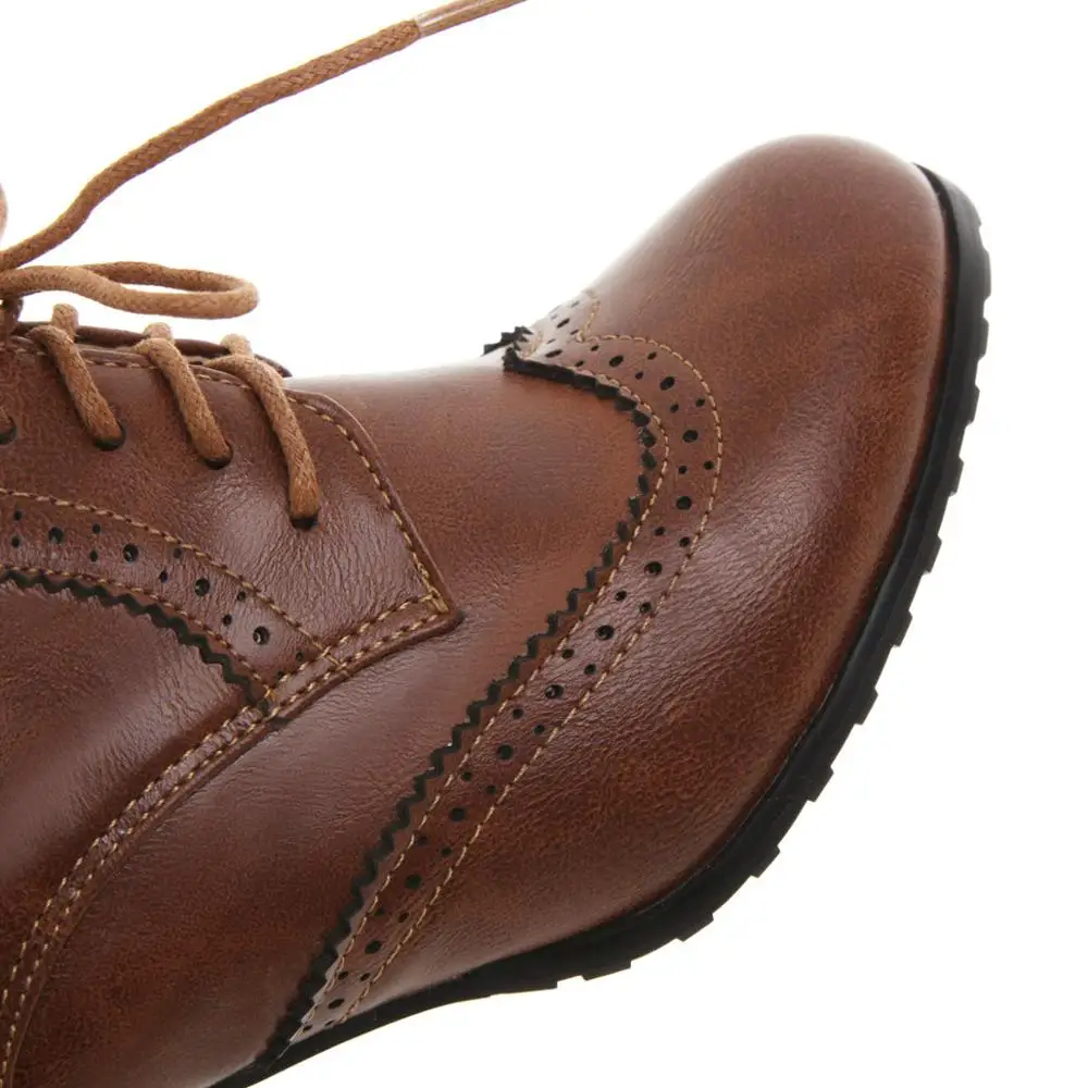 Autumn Women Pumps Pu Leather Thick High Heels Lace Up Female Platform Classic Oxford Dress Cute Shoes Ladies Footwear 34-43
Autumn Women Pumps Pu Leather Thick High Heels Lace Up Female Platform Classic Oxford Dress Cute Shoes Ladies Footwear 34-43