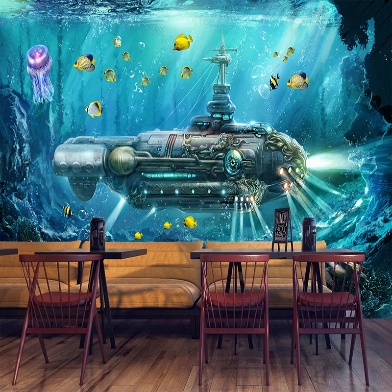 Custom Large Murals 3D Stereo Submarine Underwater World Photo Wall Papers Wall Cloth For Kid's Room Bedroom Decor Wall Covering
Custom Large Murals 3D Stereo Submarine Underwater World Photo Wall Papers Wall Cloth For Kid's Room Bedroom Decor Wall Covering