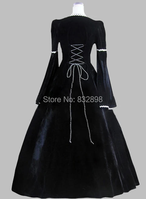 Gothic Black and Blue Print Elegant Victorian Ball Gown Party Dress Cosplay Dress
Gothic Black and Blue Print Elegant Victorian Ball Gown Party Dress Cosplay Dress