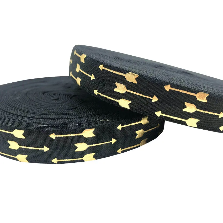 1.5cm Gold Foil Arrow Print FOE Black Fold Over Elastics Satin Hairband Headband Tie Trims Dress Sewing
1.5cm Gold Foil Arrow Print FOE Black Fold Over Elastics Satin Hairband Headband Tie Trims Dress Sewing