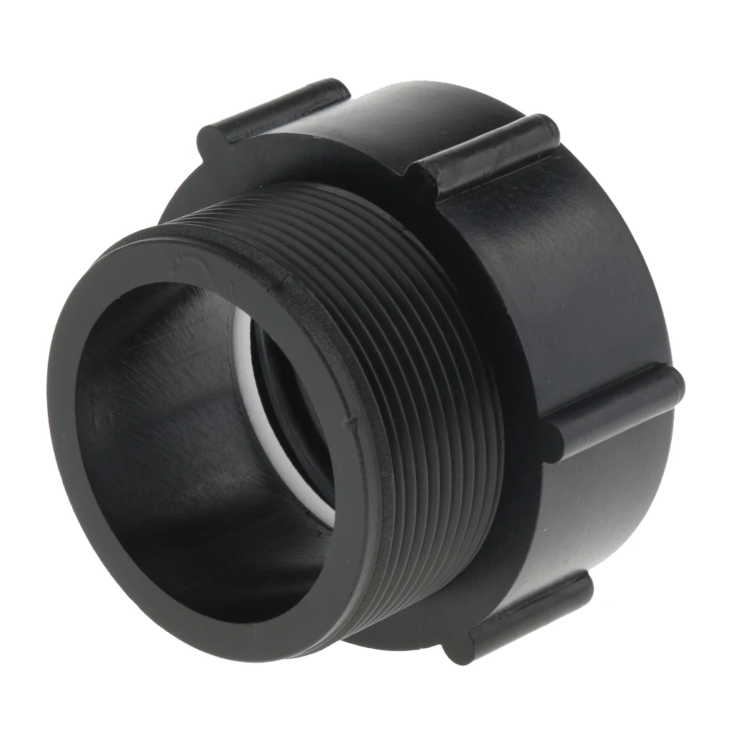 Пластиковый 2 дюймовый IBC Tote Valve Adapter Tank Fitting для шланга DN50 BSP от грубой до тонкой