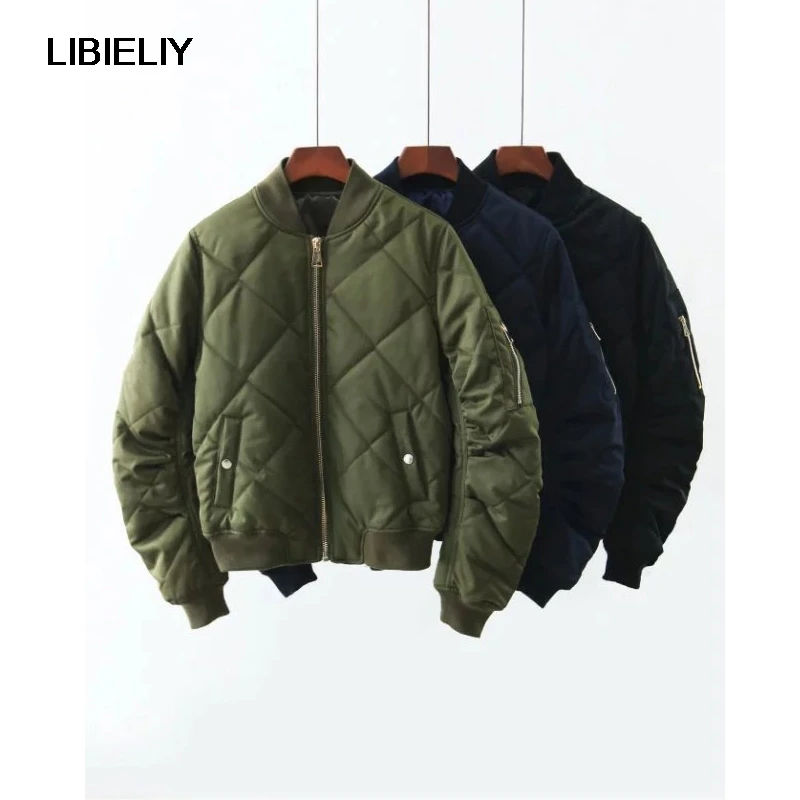 Fashion Autumn And Winter Plus Cotton Baseball Uniform Women Army Green Pilot Jacket Winter Thickening Loose Design Short
Fashion Autumn And Winter Plus Cotton Baseball Uniform Women Army Green Pilot Jacket Winter Thickening Loose Design Short