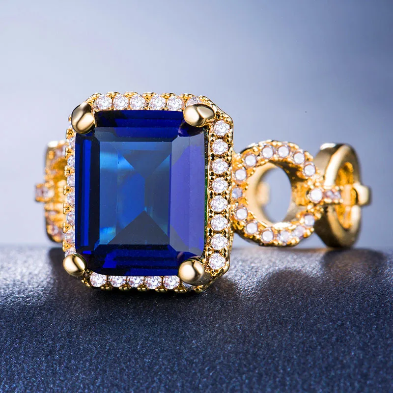 Huitan Luxury Solitaire Ring with Square Cubic Zirconia retro wedding love ring Jewelry Fashion Cocktail Party Rings for Women
Huitan Luxury Solitaire Ring with Square Cubic Zirconia retro wedding love ring Jewelry Fashion Cocktail Party Rings for Women