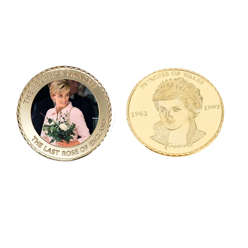 The Last Rose of England Princess Diana 24k Gold Coin Collectible Diana Commemorative Metal Coins Worth Collection
The Last Rose of England Princess Diana 24k Gold Coin Collectible Diana Commemorative Metal Coins Worth Collection
