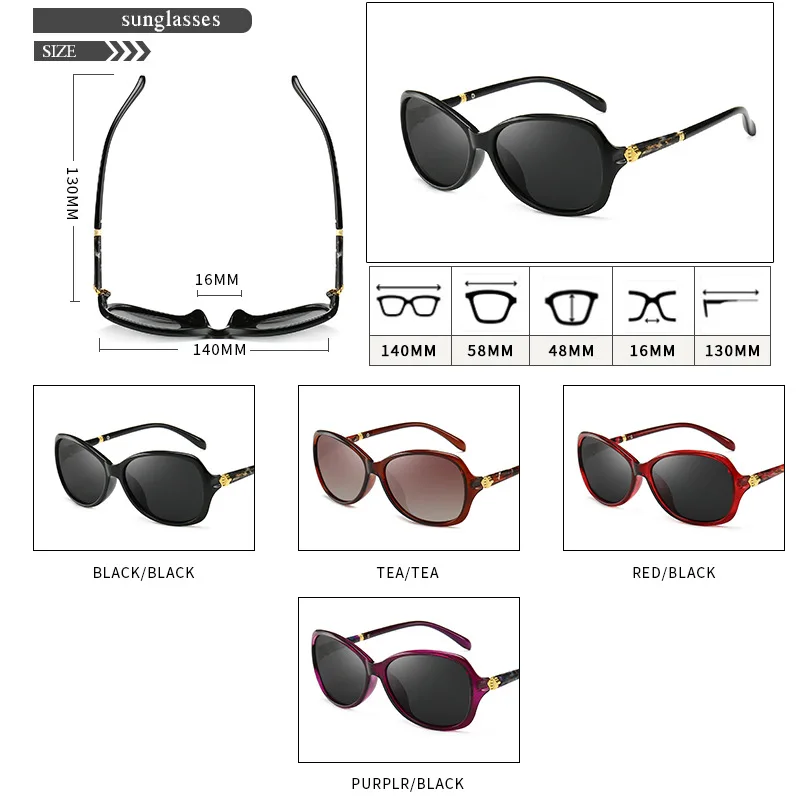 Women Luxury Brand Sunglasses Polarized Vintage Ladies Elegant Accessories Sun Glasses For Women Sunglass UV400 Oculos Feminino 
Women Luxury Brand Sunglasses Polarized Vintage Ladies Elegant Accessories Sun Glasses For Women Sunglass UV400 Oculos Feminino