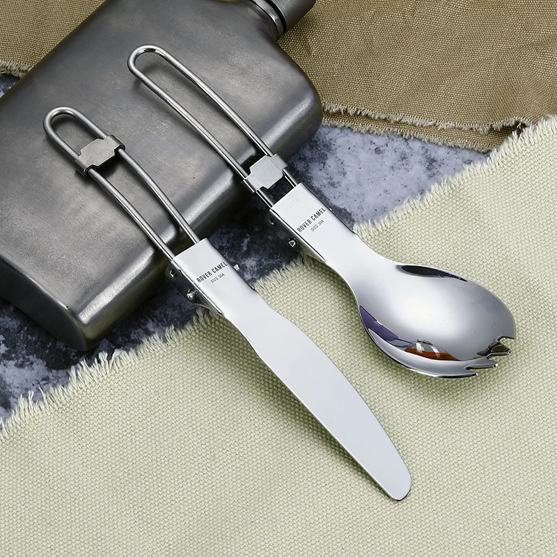 Tiartisan 304 Stainless Steel Outdoor Camping Trip Picnic Camping Tableware, Folding Fork, Folding Knife
Tiartisan 304 Stainless Steel Outdoor Camping Trip Picnic Camping Tableware, Folding Fork, Folding Knife