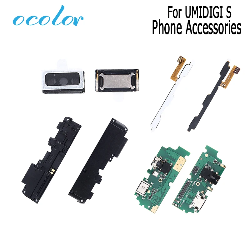Ocolor для UMI Umidigi S USB разъем плата зарядки с гибким кабелем PCB громкий динамик