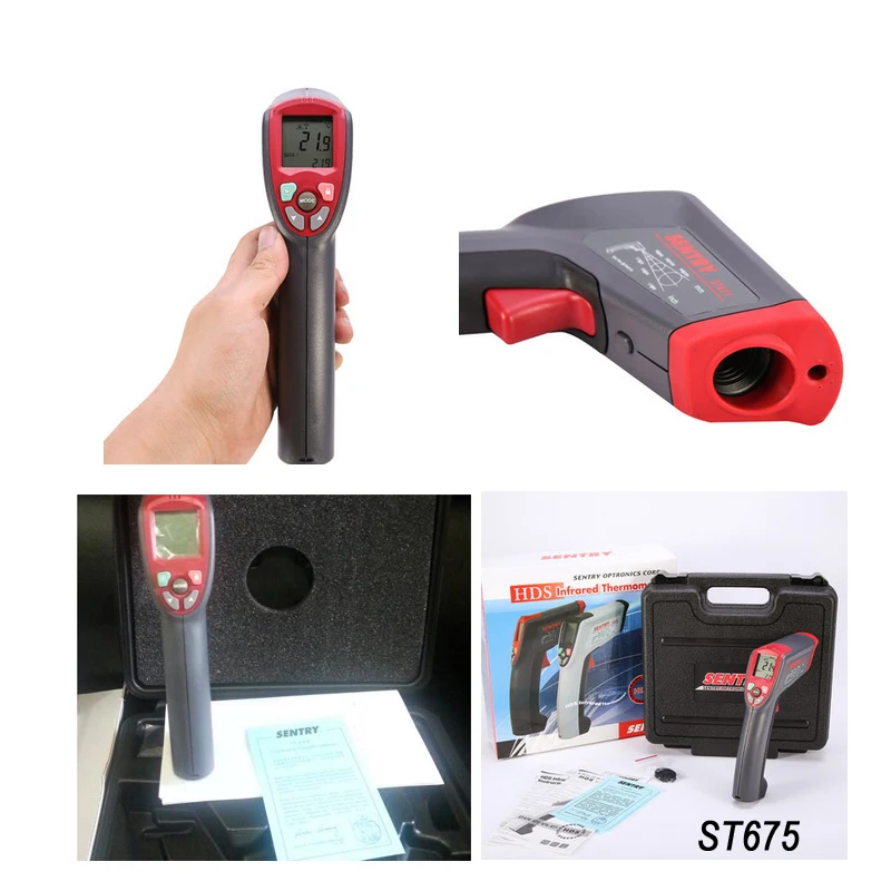 Инфракрасный термометр SENTRY HDS ST-675 (-32-1300C) | Инструменты