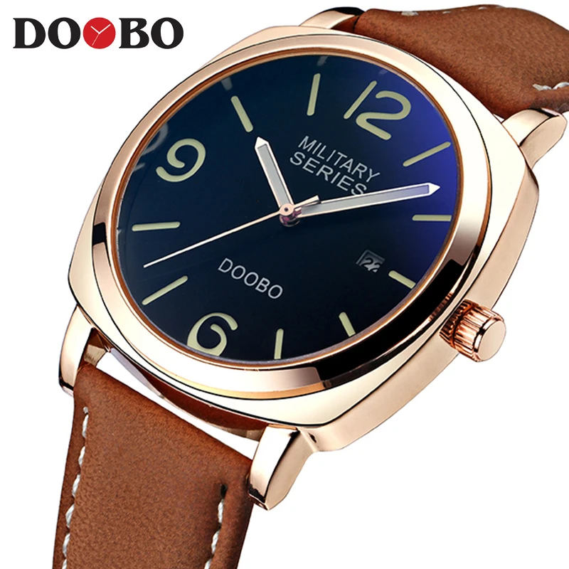 Часы наручные DOOBO Мужские кварцевые спортивные брендовые Роскошные армейские в