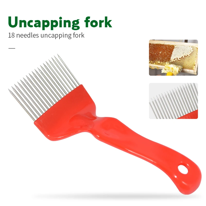 Beekeeping 18 Pin Stainless Steel Tines Comb Uncapping Fork Cut Honey Fork Bee Beekeeping Tools
Beekeeping 18 Pin Stainless Steel Tines Comb Uncapping Fork Cut Honey Fork Bee Beekeeping Tools