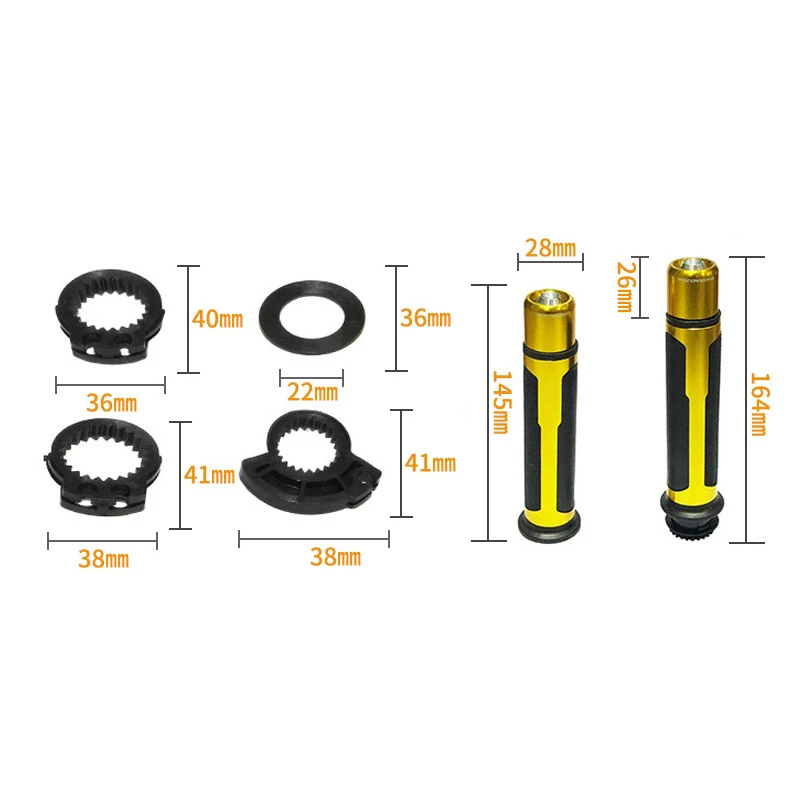 1 Pair Motorcycle Hand Grip Autobike Handlebar Handle Durable Accessories for Racing M8617
1 Pair Motorcycle Hand Grip Autobike Handlebar Handle Durable Accessories for Racing M8617