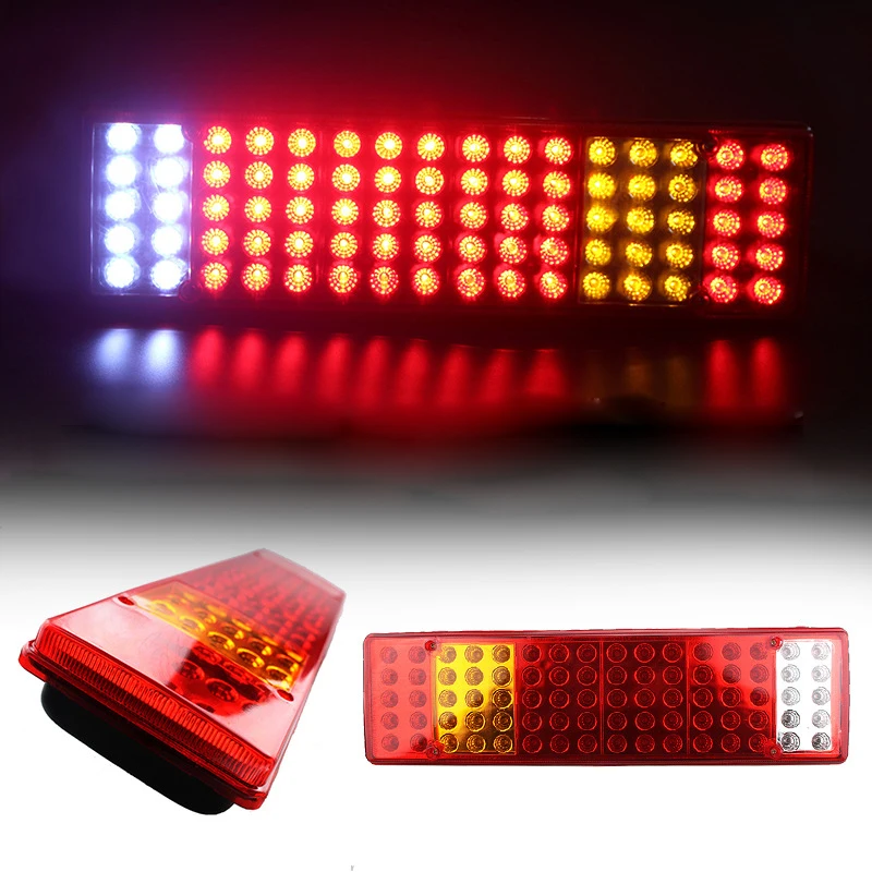 1Pair Red Yellow White Stop Turn Signal Light Reverse Lamp 24V Truck Trailer Forklift Taillight Tail Lights
1Pair Red Yellow White Stop Turn Signal Light Reverse Lamp 24V Truck Trailer Forklift Taillight Tail Lights