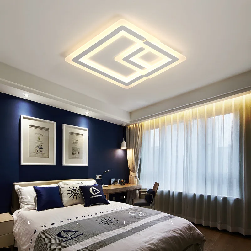 Modern Acrylic Square LED Ceiling Lights Remote Control Warm/White Light 220V For Living Room Dining Room Bedroom Free Shipping
Modern Acrylic Square LED Ceiling Lights Remote Control Warm/White Light 220V For Living Room Dining Room Bedroom Free Shipping