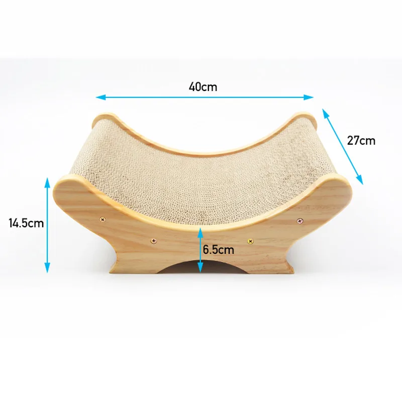Cat Kitten Scratch Board Wooden Corrugated Paper Scratching Pad Bed Durable Toy TB Sale
Cat Kitten Scratch Board Wooden Corrugated Paper Scratching Pad Bed Durable Toy TB Sale