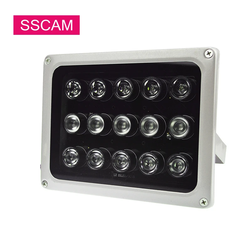 15 Pcs Arrays CCTV Camera Infrared LEDS IR Illuminatoring Fill Light IP66 Waterproof DC 12V Leds Lights for CCTV Camera at Night
15 Pcs Arrays CCTV Camera Infrared LEDS IR Illuminatoring Fill Light IP66 Waterproof DC 12V Leds Lights for CCTV Camera at Night
