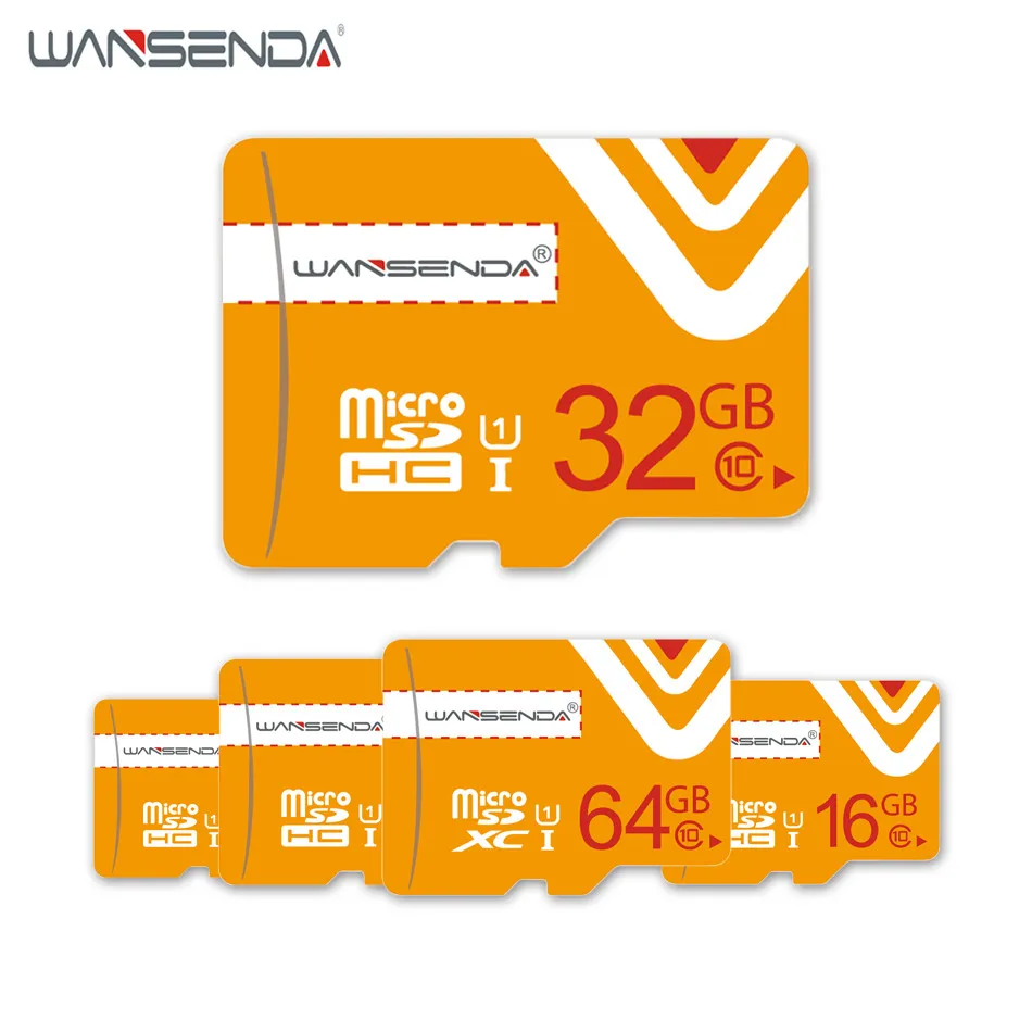 Карта памяти Micro SD по заводской цене 4 Гб класс 6 64 ГБ 32 16 8 10 WSD Orange tf карта + адаптер с