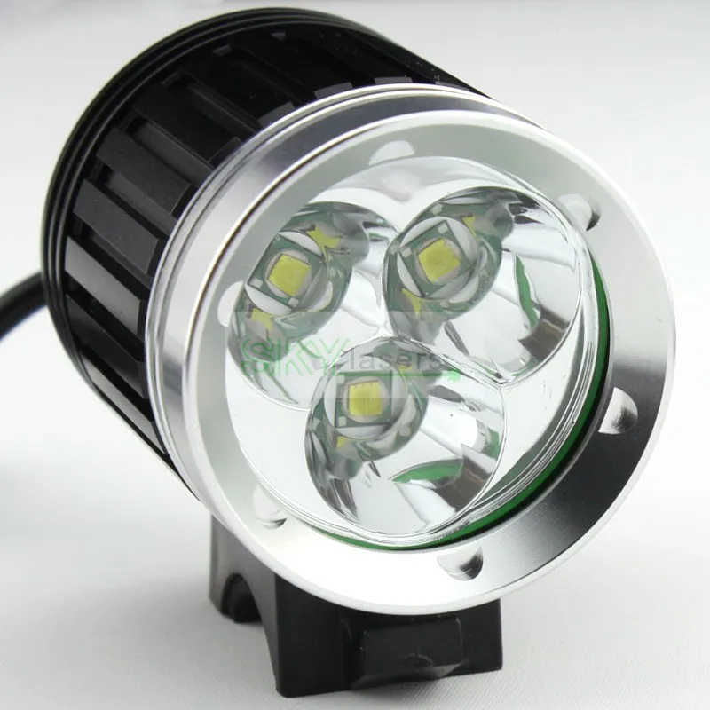 4000 Lumens 3x XM-L T6 LED Headlight 3T6 Headlamp Bicycle Bike Light Waterproof Flashlight + Battery Pack
4000 Lumens 3x XM-L T6 LED Headlight 3T6 Headlamp Bicycle Bike Light Waterproof Flashlight + Battery Pack