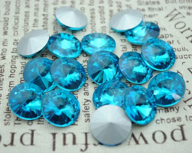 100pcs/lot Aquamarine Color 8mm,10mm,12mm,14mm,16mm,18mm,20mm Chinese Top Quality Round Fancy Stone Rivoli glass beads
100pcs/lot Aquamarine Color 8mm,10mm,12mm,14mm,16mm,18mm,20mm Chinese Top Quality Round Fancy Stone Rivoli glass beads