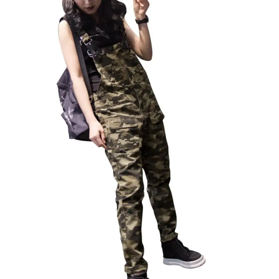 Camouflage print military jumpsuit female 2018 autumn casual rompers womens fashion cargo pants long suspender trousers L1162
Camouflage print military jumpsuit female 2018 autumn casual rompers womens fashion cargo pants long suspender trousers L1162