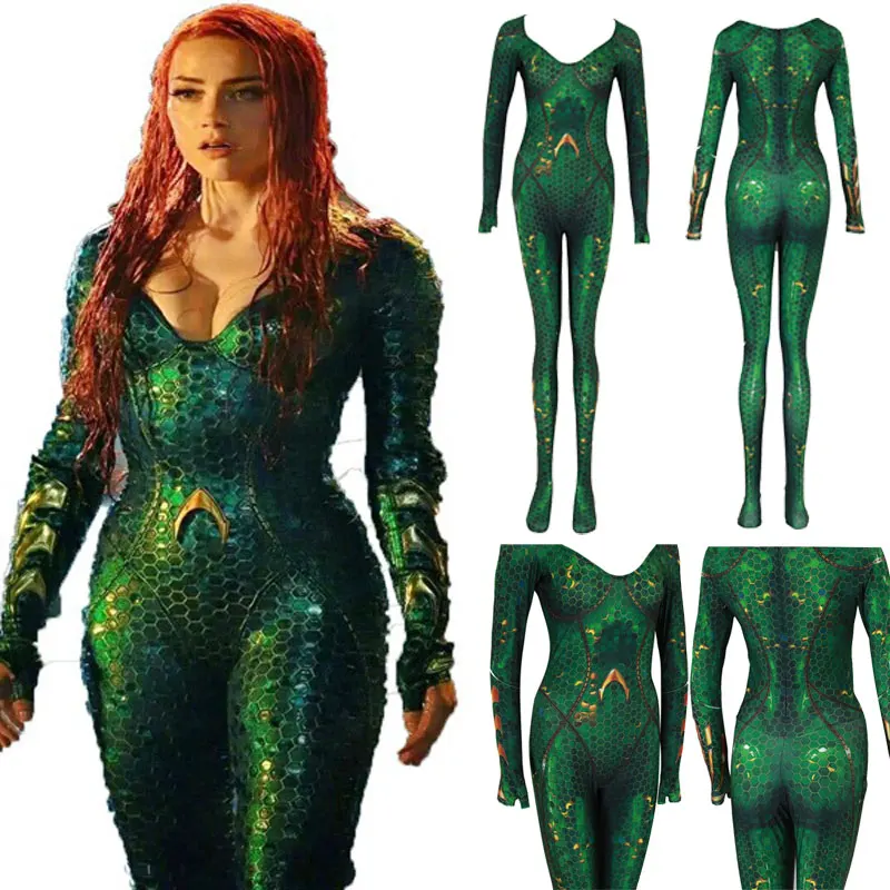 Новинка для женщин и детей костюм из фильма Aquaman Mera queen zentai для косплея Боди Комбинезоны
Новинка для женщин и детей костюм из фильма Aquaman Mera queen zentai для косплея Боди Комбинезоны