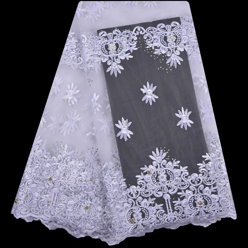 Latest 2018 White Nigerian French Lace Fabric With Stone And Bead High Quality African Bridal Lace Fabrics For Wedding 1297
Latest 2018 White Nigerian French Lace Fabric With Stone And Bead High Quality African Bridal Lace Fabrics For Wedding 1297